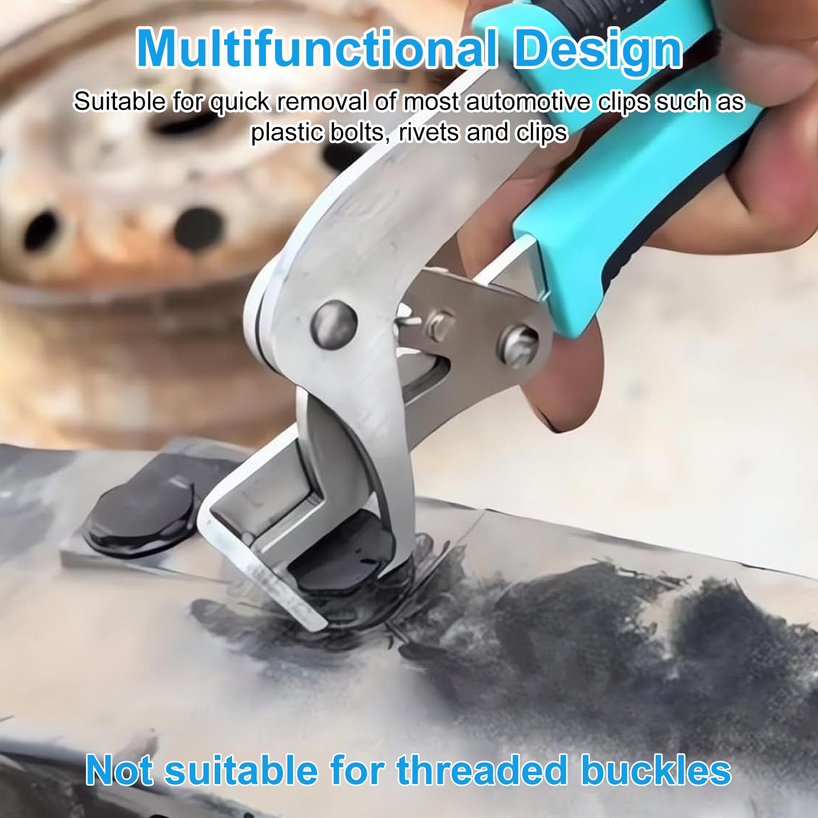 Car Trim Clip Pliers Disassembly Tools Durable Automotive Snap Fastener Remover