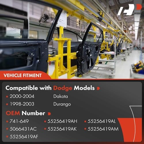 Dodge Front Driver Side Power Window Regulator with Motor Replacement