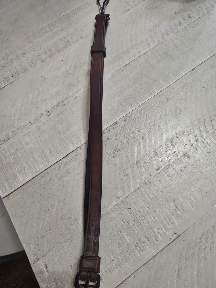 US Cavalry M1917 Leather Canteen Strap. Very Nice.