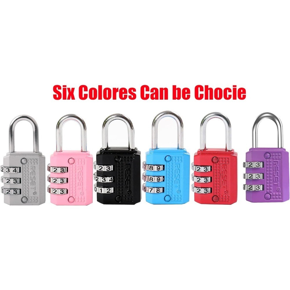 3 Digit Small Combination Lock for Mini Locker Travel Luggage Suitcase Backpack