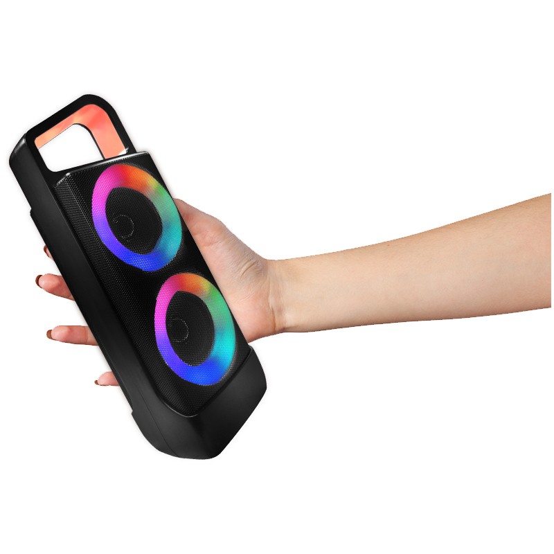 SING-E ABS-2202 Multimedia Bluetooth Portable Speaker with RGB Lighting NEW