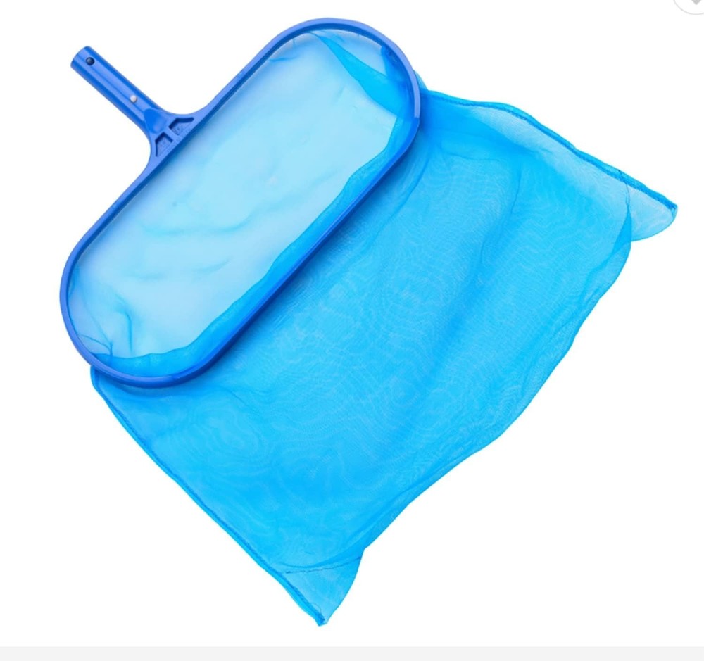 Pool Spa Leaf Skimmer Rake Net Deep Pocket for Pool Debris Removal