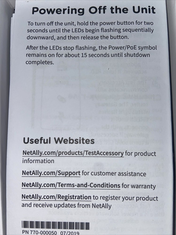 NetAlly Test Accessory Network Performance Wi-Fi Tester***FAST FREE SHIPPING***