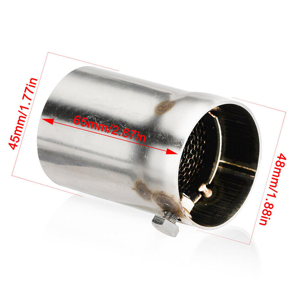 Universal Motorcycle Exhaust Muffler Pipe Can Insert Baffle DB Killer Silencer