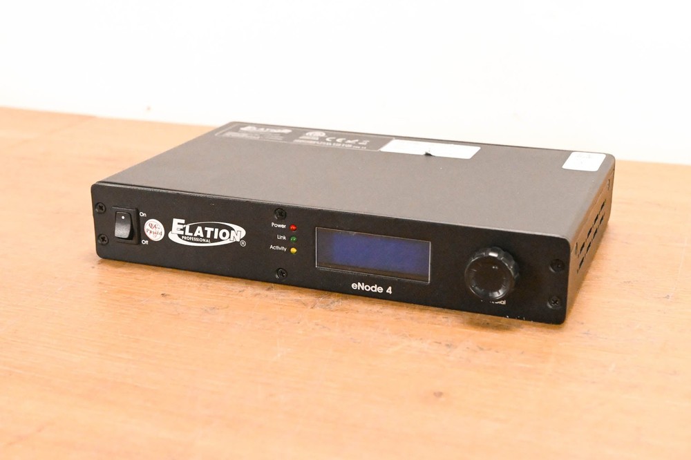 Elation eNode4 POE 4-Universe Ethernet-DMX Node CG0029J