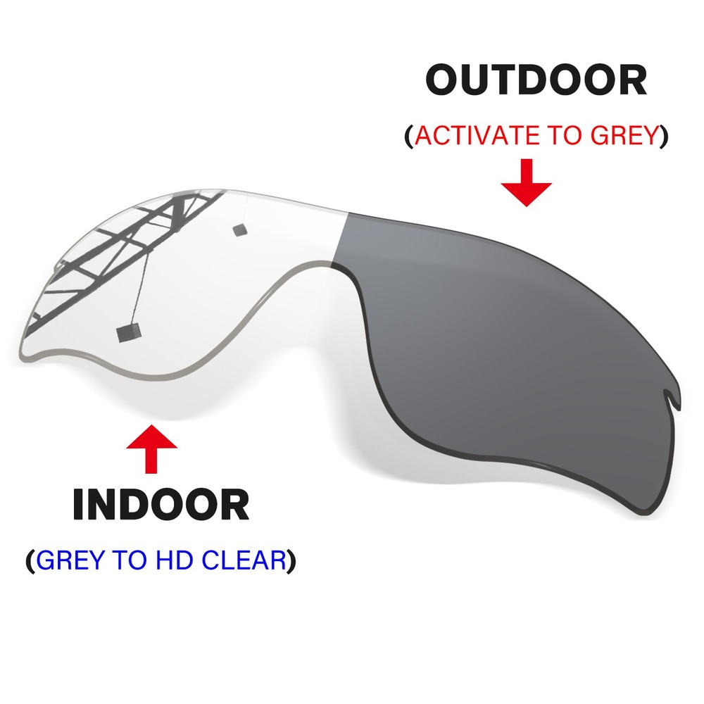 Transition Replacement Lenses for Oakley RadarLock Path OO9181 - NO Polarized