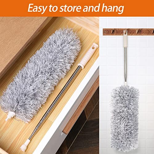 Dusters for Cleaning High Ceiling Fan, Microfiber Feather Duster with 30'' to