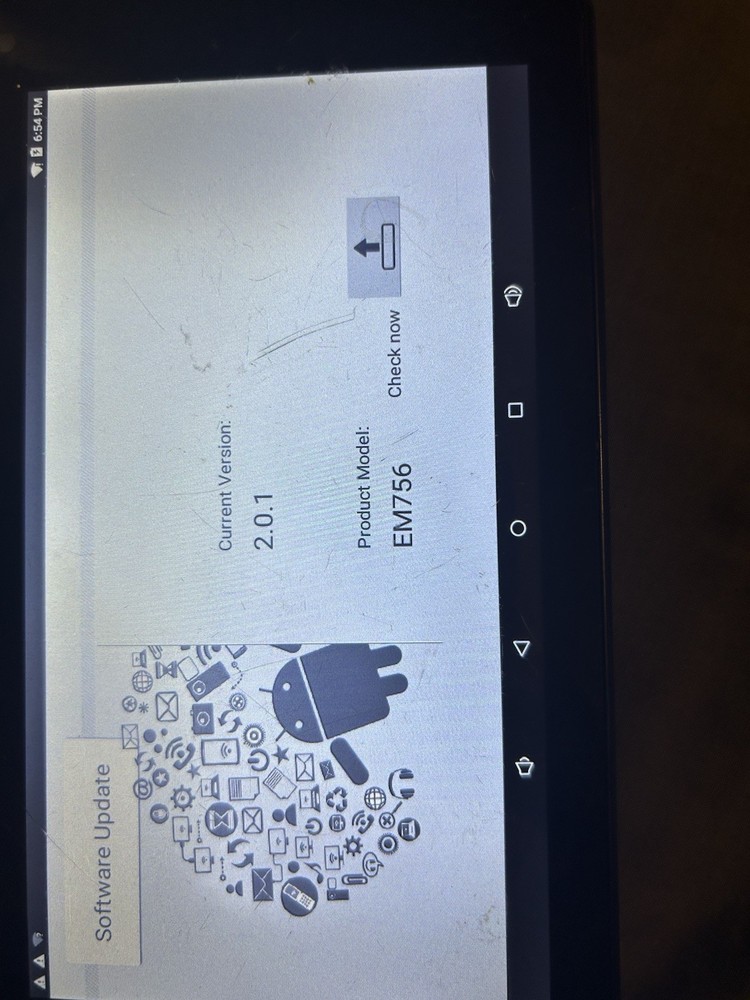 Emerson Android Tablet Model EM756 Tested Box Small