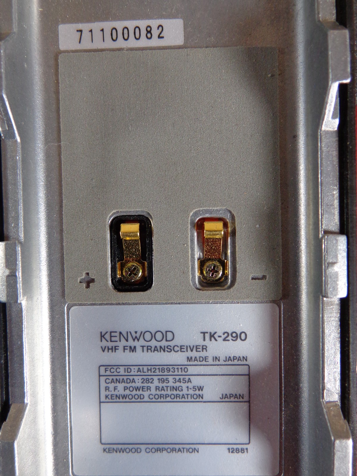 Kenwood TK-290 TK290 VHF Radio 136-174 MHz 160 Ch w/ Charger/Antenna FREE SHIP