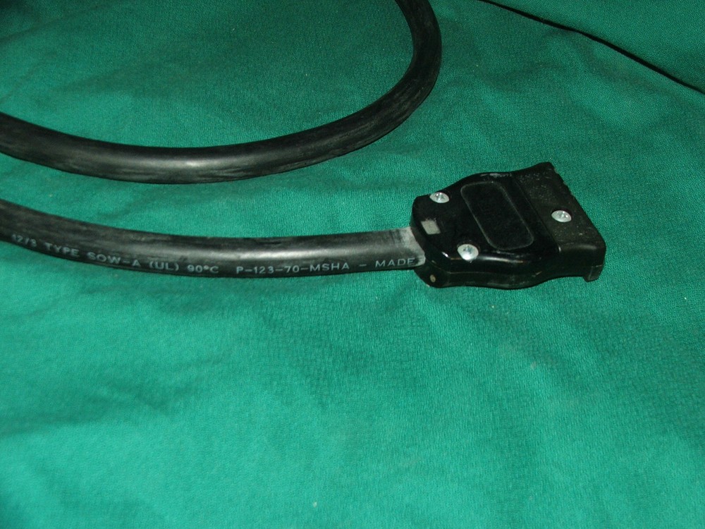 5' Stage Pin Lighting Cable with Bates style 2P&G Connectors