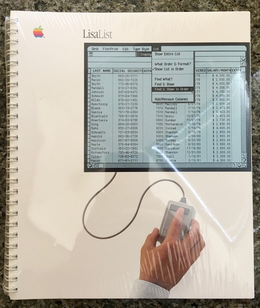 Apple Lisa Software - Some Still Shrink Wrapped