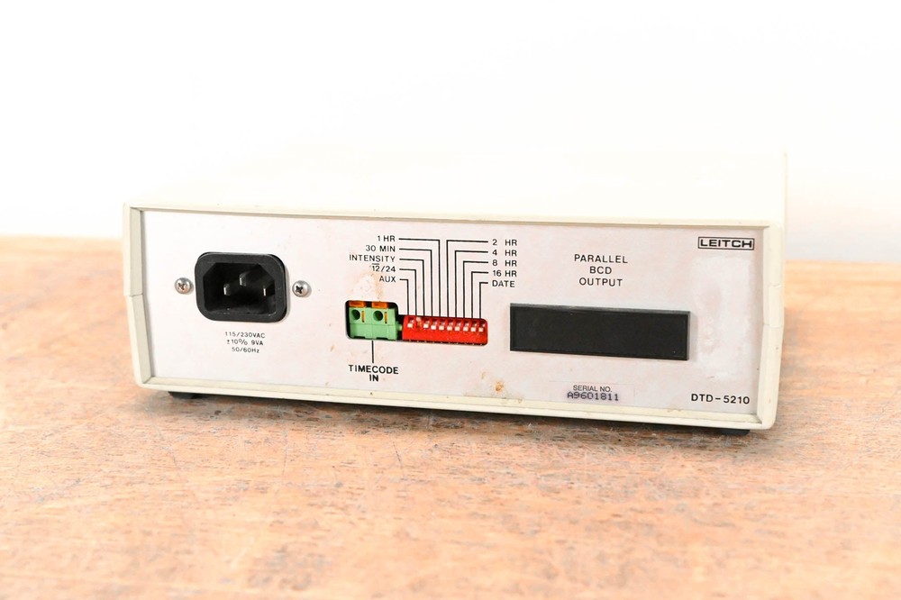 Leitch DTD-5210 Timecode Device Digital LED Display CG007KS