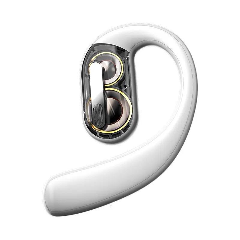 Bluetooth 5.4 Earpiece Wireless Headset Driving Trucker Earbuds Noise Cancelling