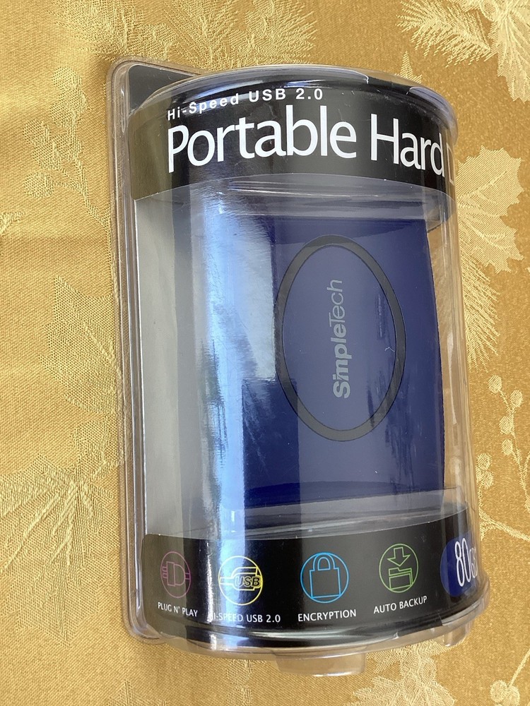 SimpleTech Portable Hard Drive 80GB