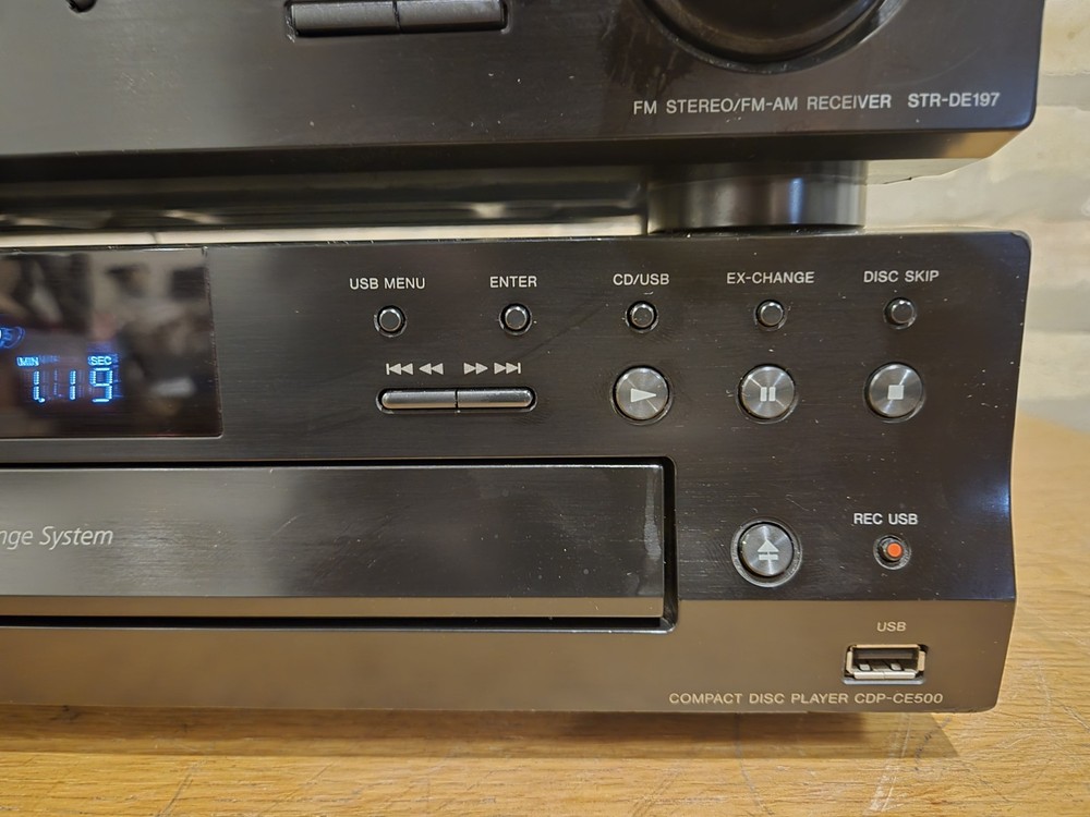 sony cd / usb stereo system with remote Serviced Fully Functional