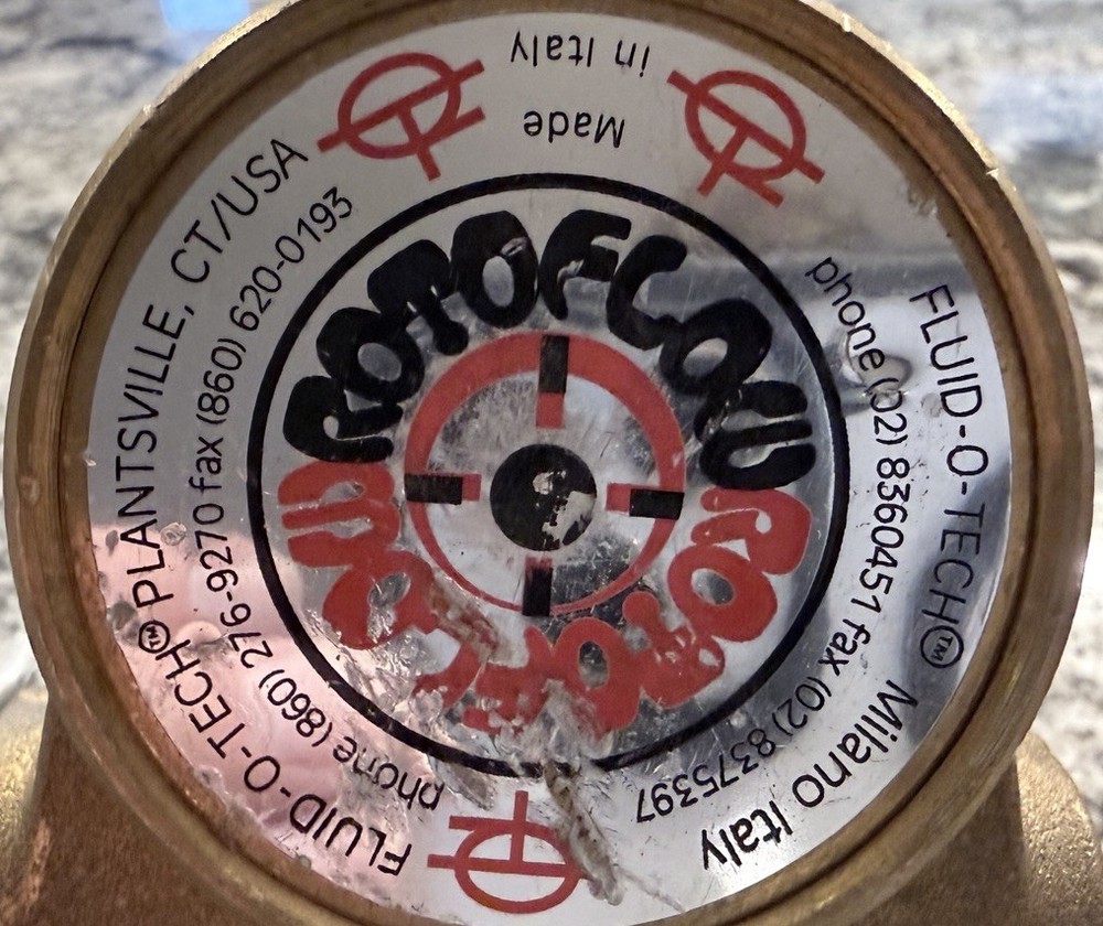 Roto Flow Fluid-O-Tech Pa 400 Pump, Brass