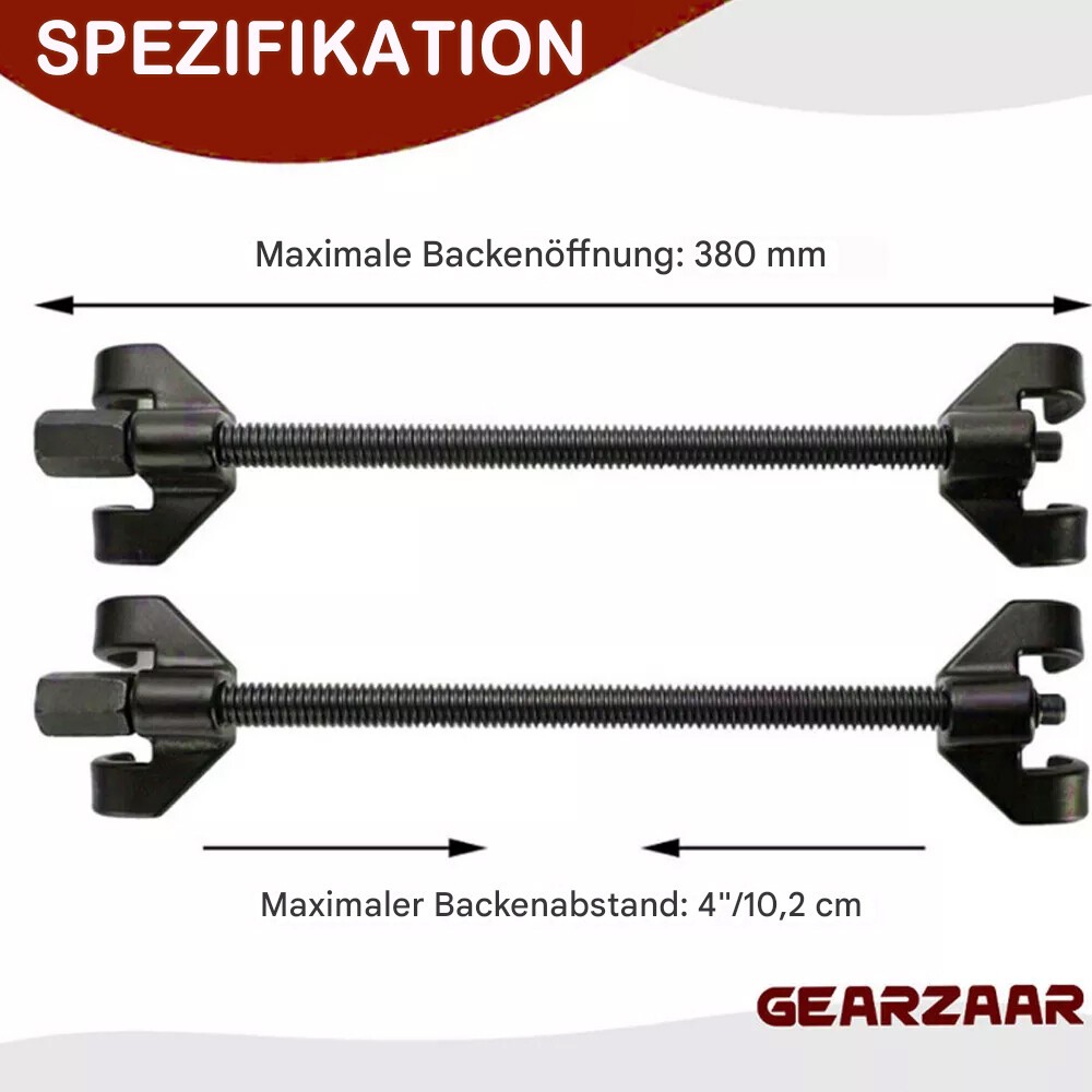 380mm spring compressor set strut tensioning tool tuning lowering 2pcs car