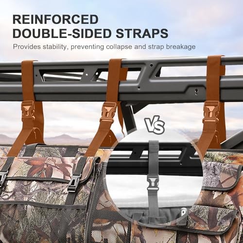 Double UTV Tool Carrier Soft Case, Quick Release Hunting Tool Bag Camouflage