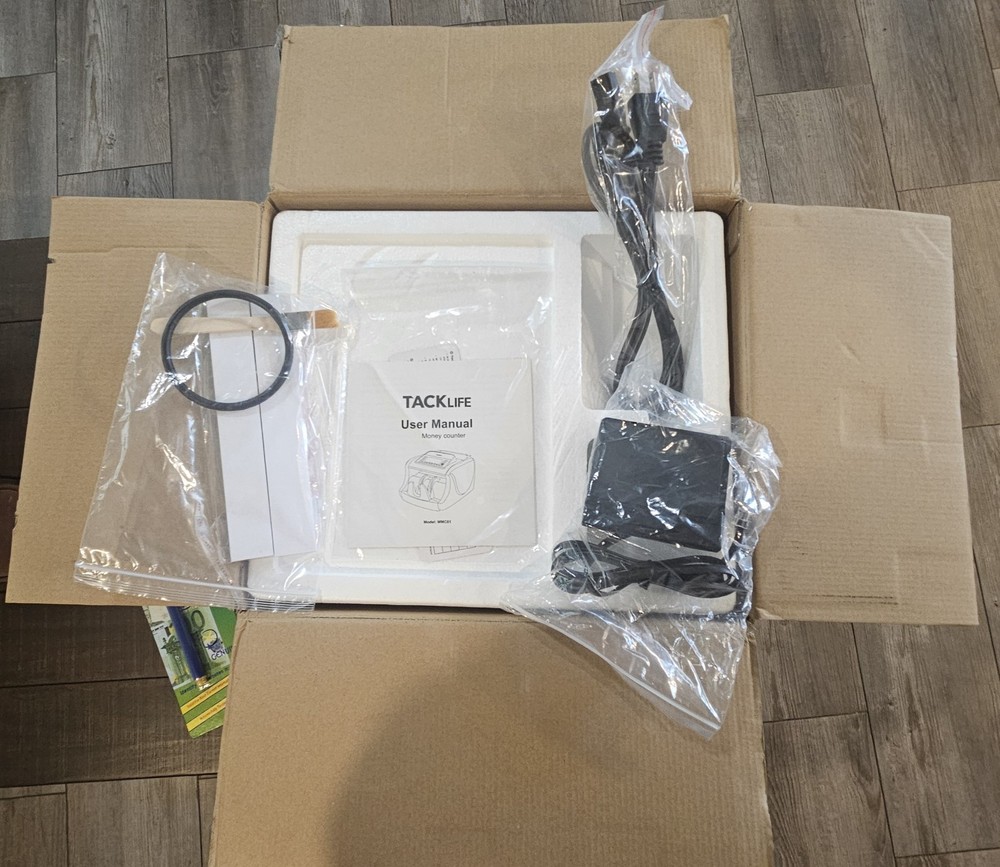 Tacklife MMC01 Electric Wired Bill Counter Batch Counting Add Function Portable