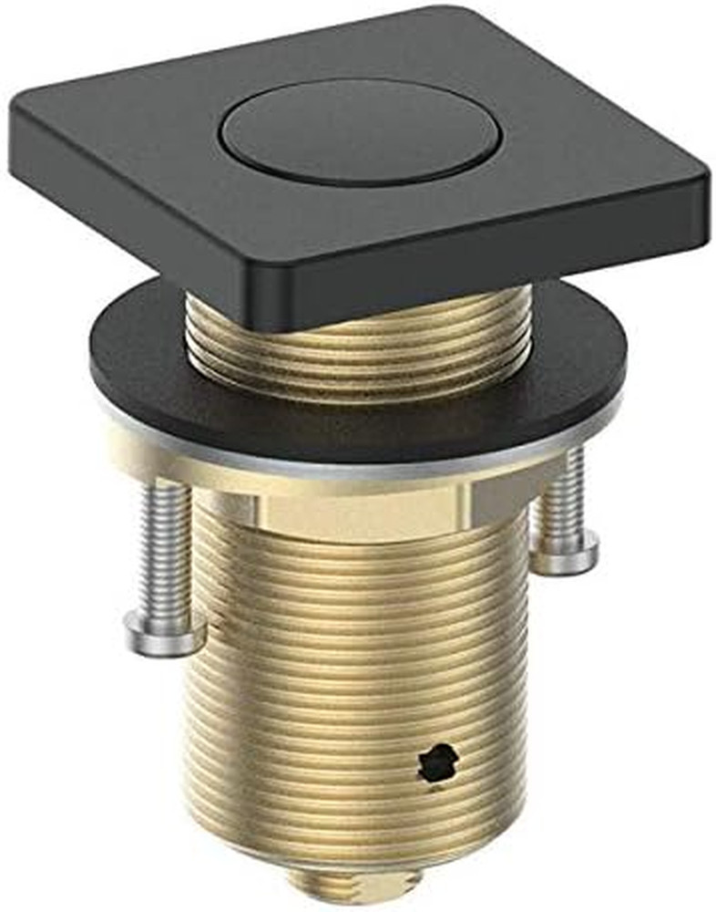 ALL Brass Air Switch Button for Sink Top Counter Top Garbage Disposal Part(Squar