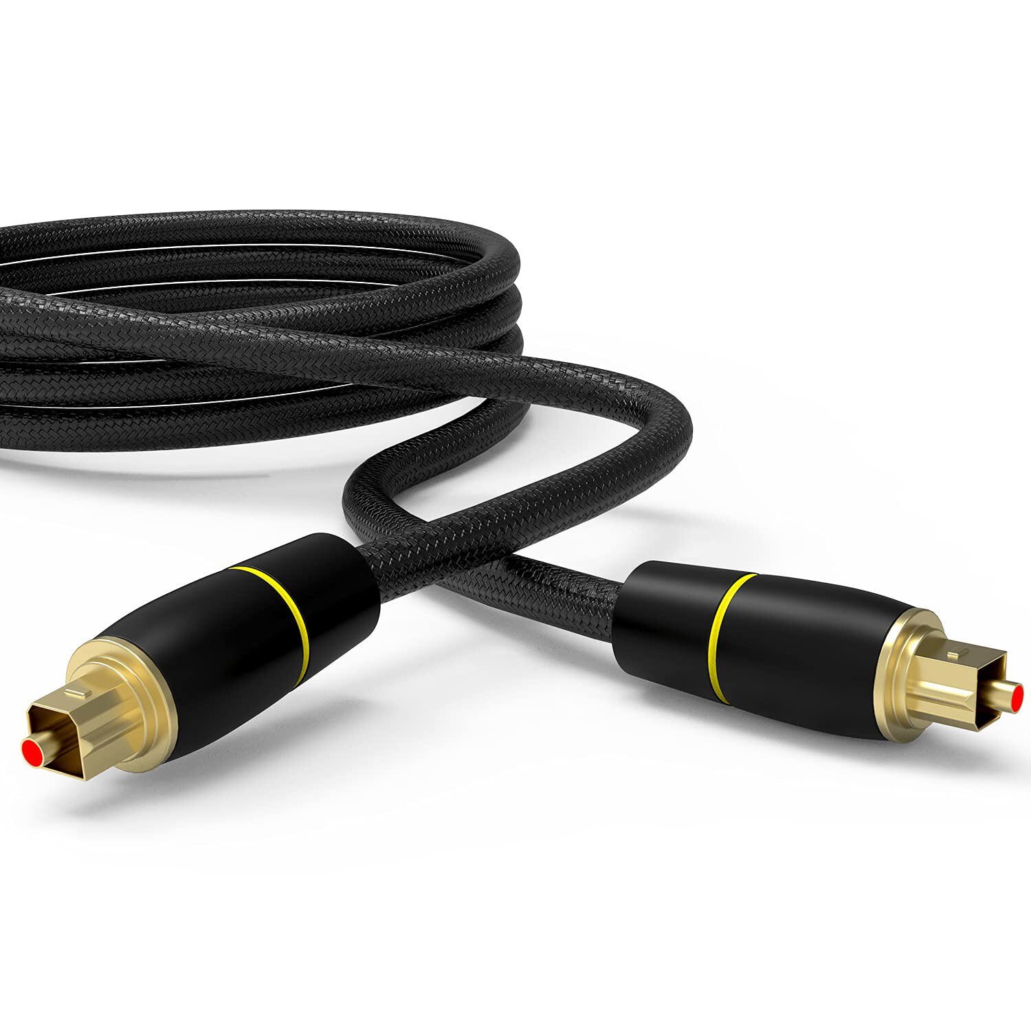 Toslink Optical Cable Digital Audio Sound Fiber Optic SPDIF Cord Wire Dolby DTS