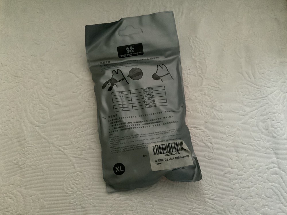 MUZZLE MESH Dog Pet adjustable strap anti bite bark chew Safety soft breathable