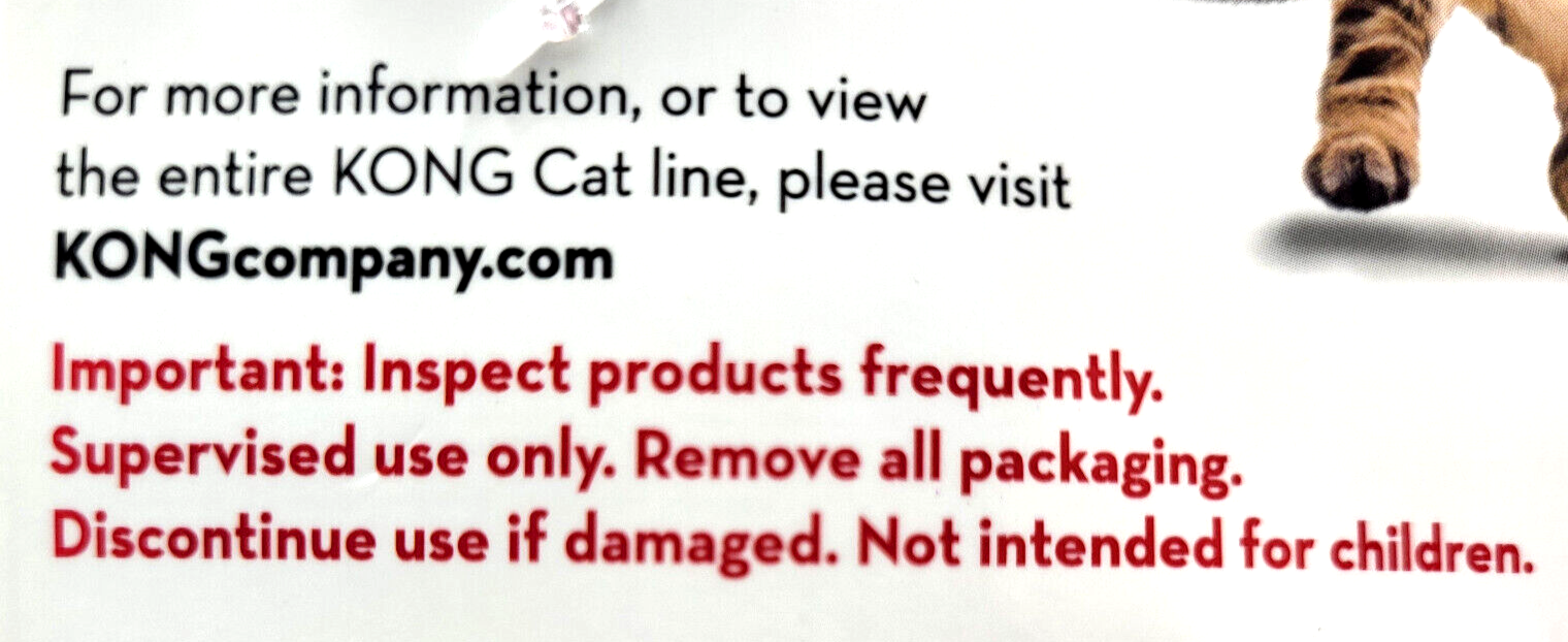 KONG Connects Boxing Punching Bag 12" Interactive Bat A Bout Catnip Cat Toy