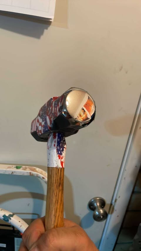 Custom Vintage USN 4 Lb. Sledge Hammer! 15" handle