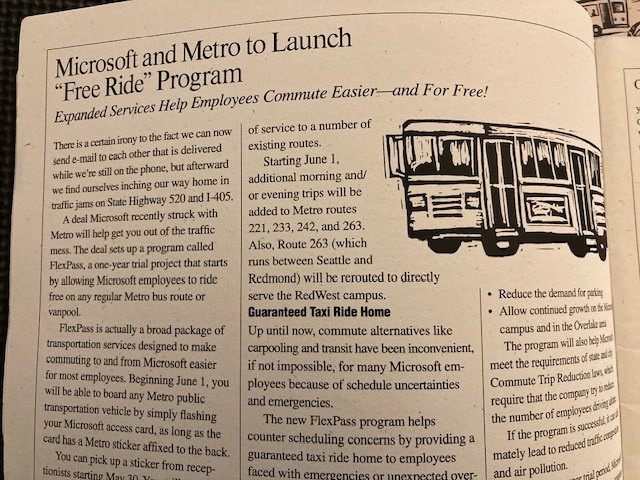 Rare May 1996 Microsoft MicroNews Preparing for MSNBC