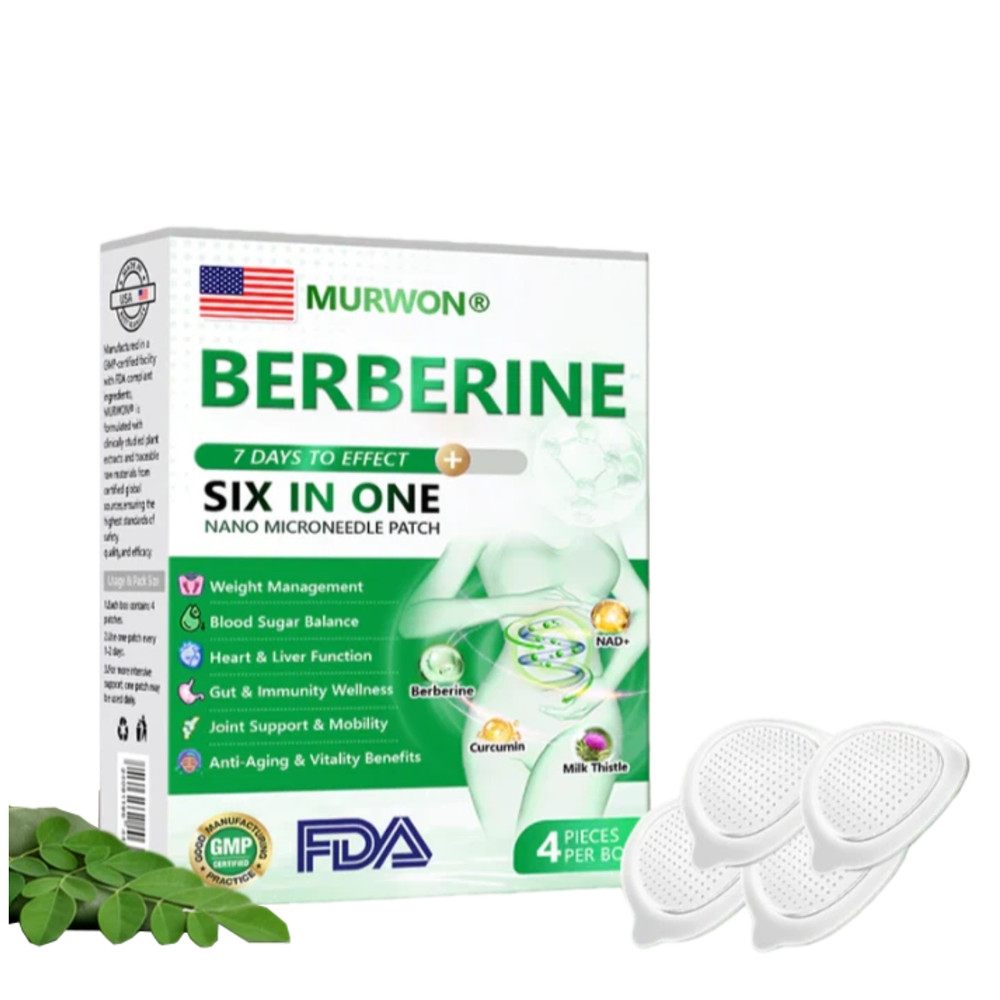 Murwon Berberine 6-in-1 Nano Microneedle Patch