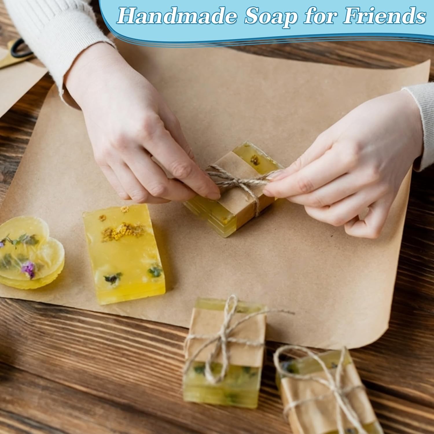 Soap Base Natural 14.8oz - Clear Glycerin Base for Soap Making Melt and Pour Org