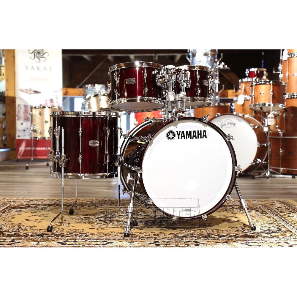 Yamaha Recording Custom 4pc Drum Set 20/10/12/14 Classic Walnut