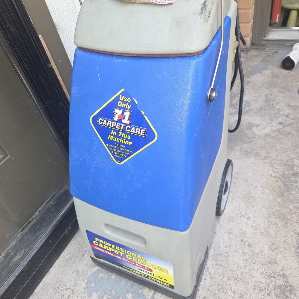 Kent Aqua Power C4 Carpet Express Carpet Extractor Cleaner Machine READ NEEDS