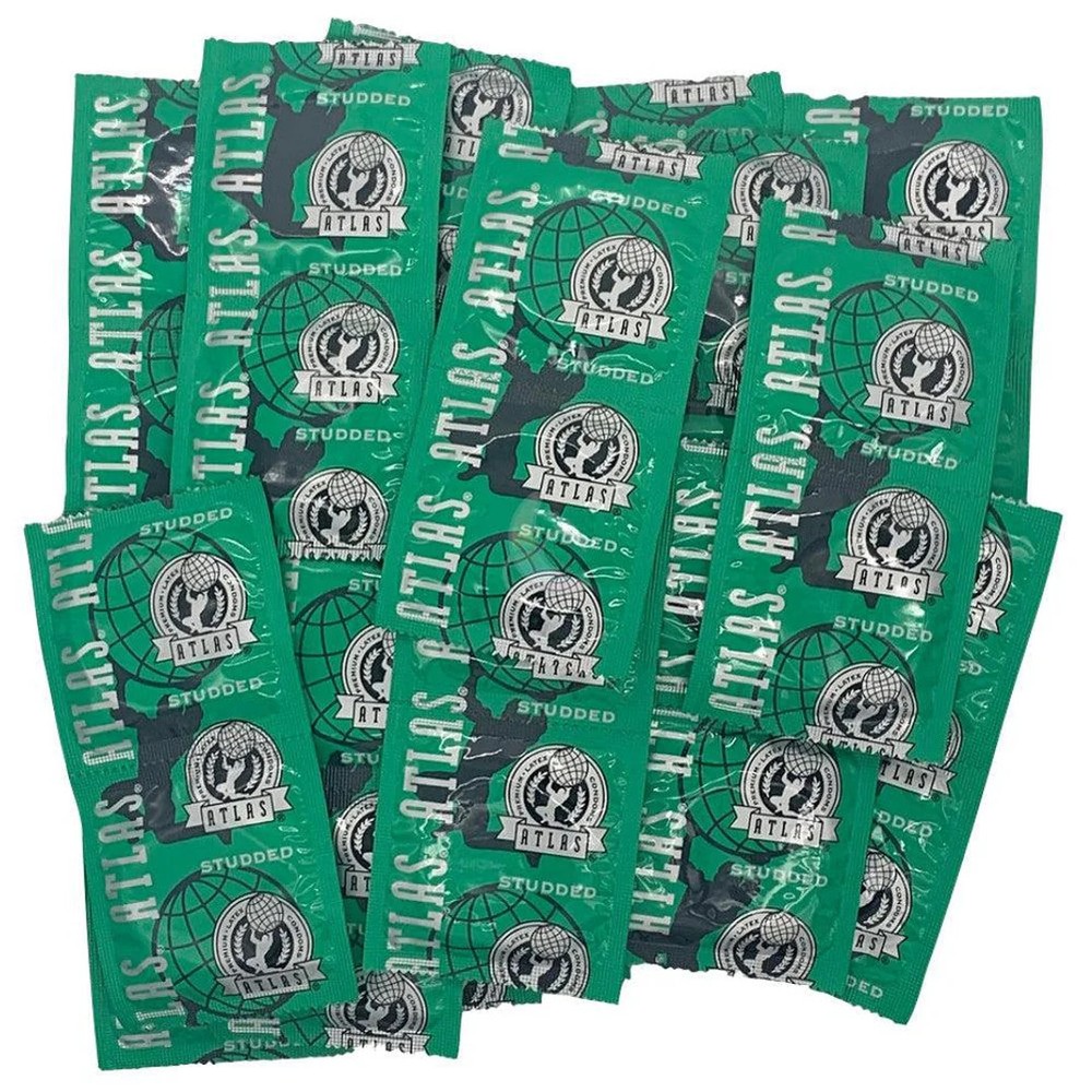 Atlas Studded Condoms | 100-Pack
