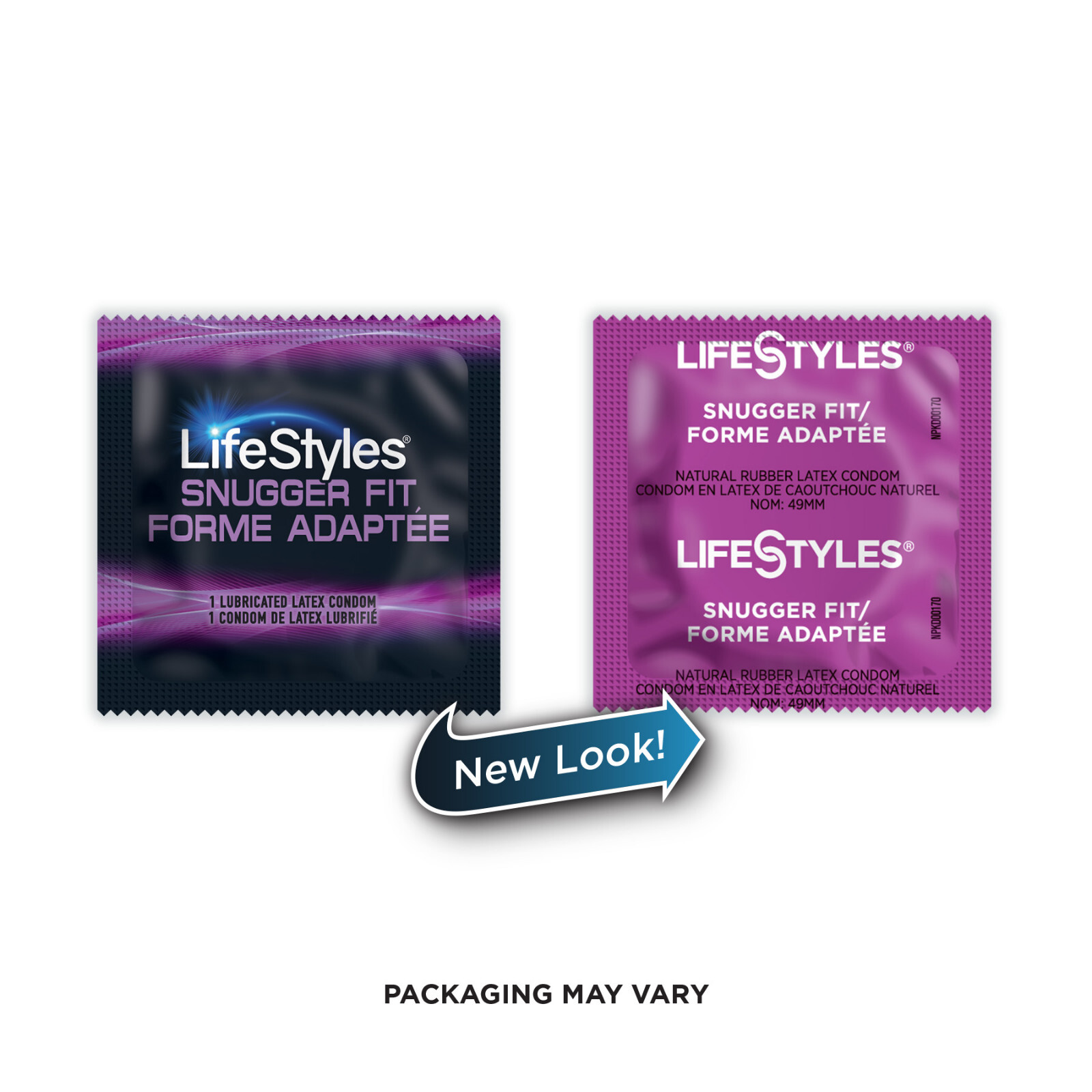 Lifestyles Snugger Fit Small Lubricated Bulk Condoms - Choose Quantity