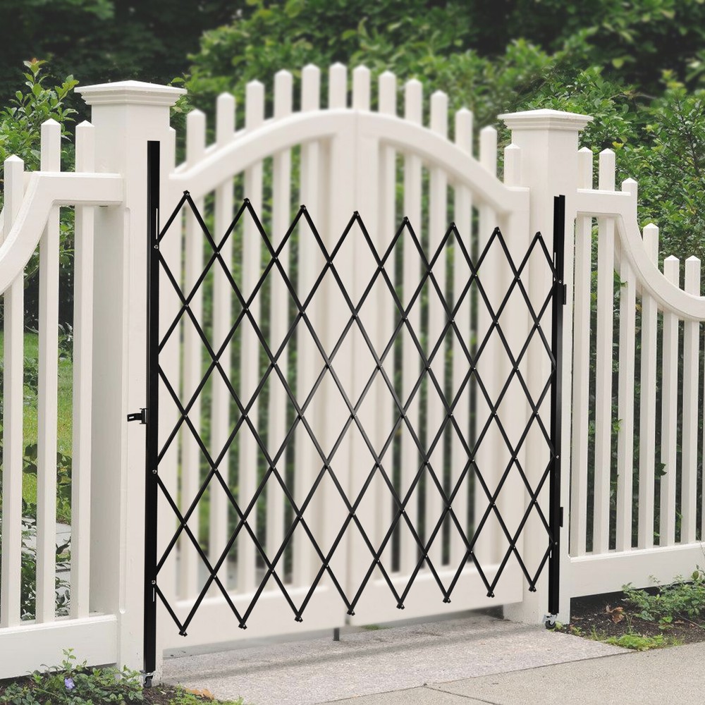 360° Rolling Barricade Gate Folding Security Gate Expanding Security Door 2.2*2m
