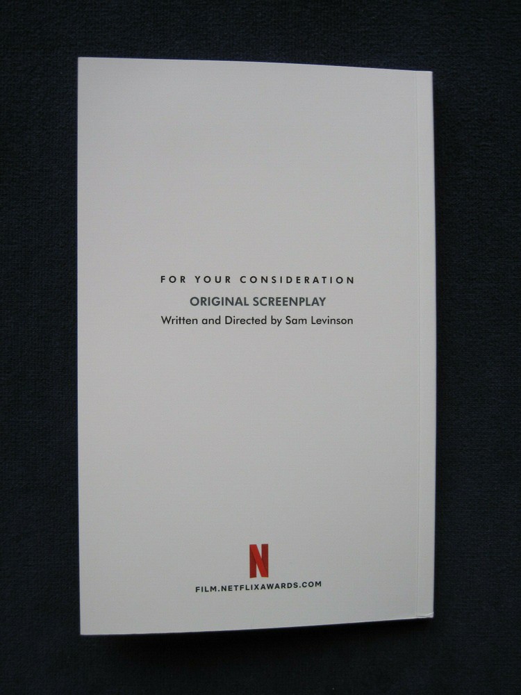 MALCOLM & MARIE by SAM LEVINSON - OSCAR CONSIDERATION SCRIPT - PB, 1st Edition