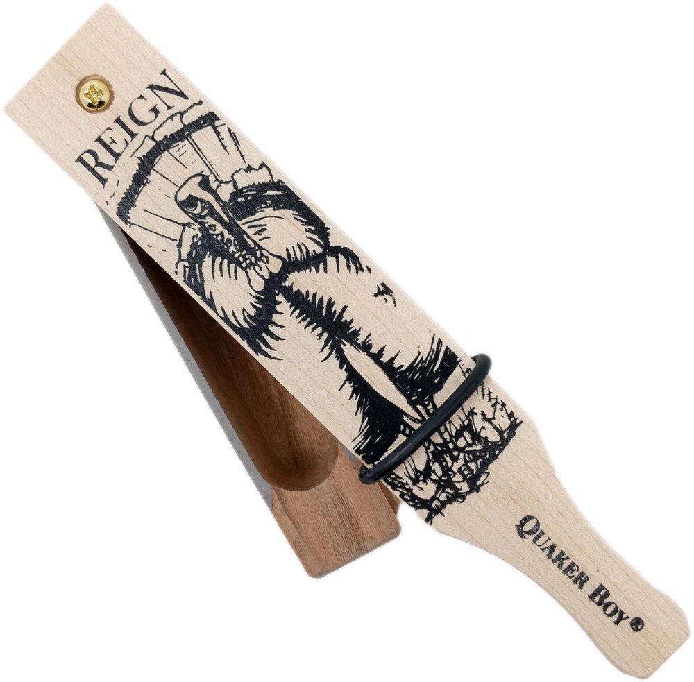 Turkey Box Call Quaker Boy® REIGN™ 13672 Compact Waterproof Maple & Cherry