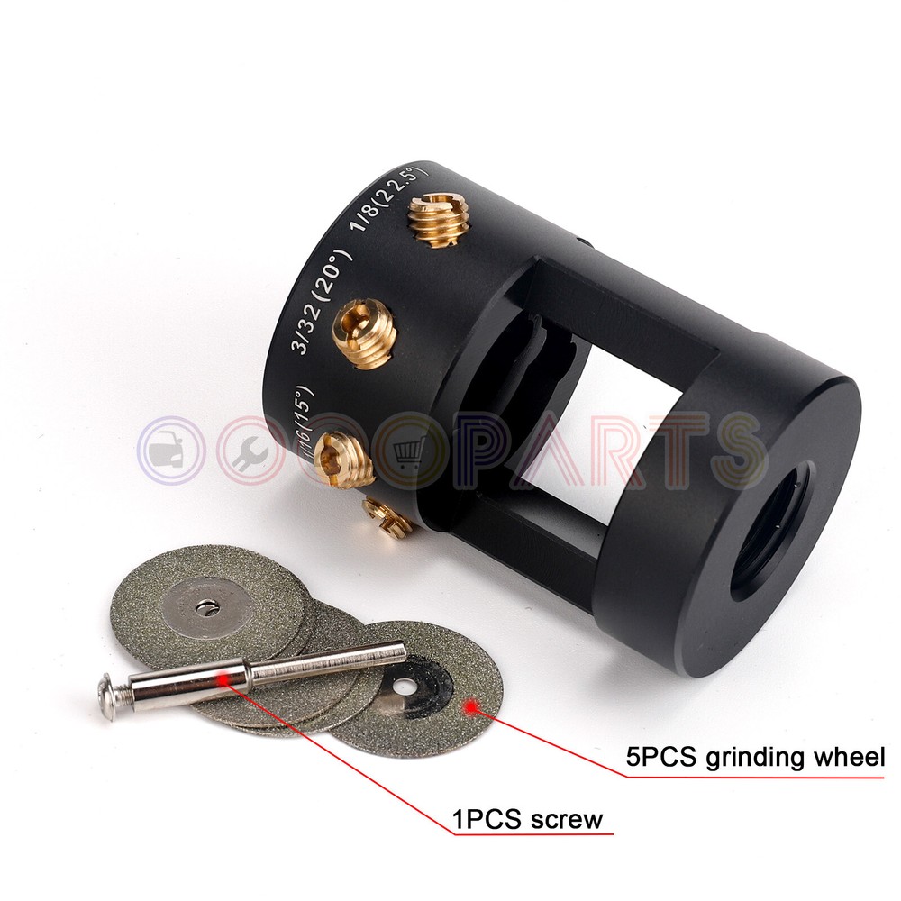 Tungsten Grinder & Sharpener Multi-Angle Offsets Head Tool For TIG Welding