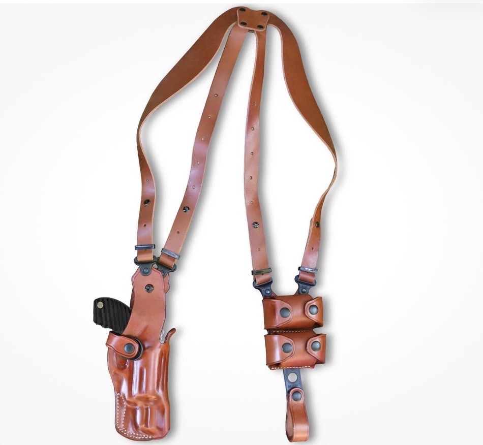 Fits Colt Python 357 Magnum 2.5”BBL Vertical Shoulder Holster #1305# RH