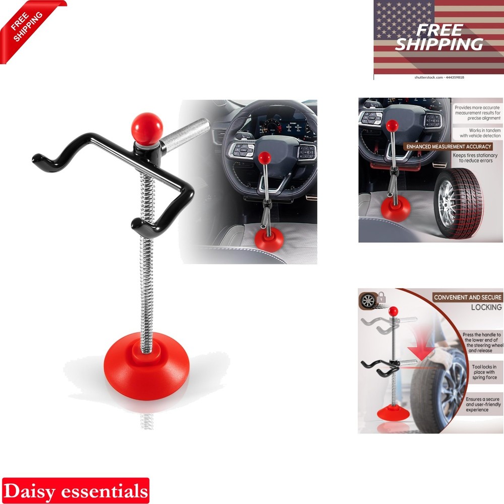 Adjustable Steering Wheel Lock Tool for Car Truck Van Universal Alignment Secure