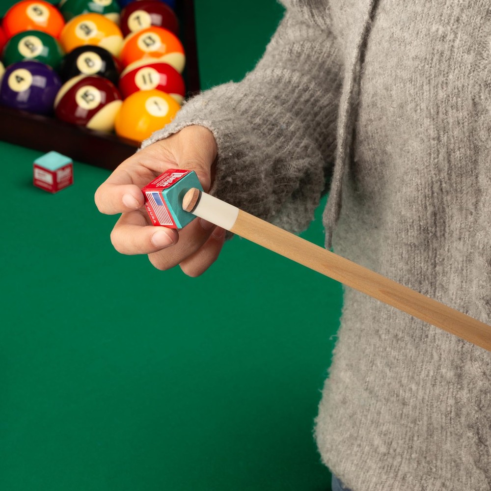 Master Billiard/Pool Cue Chalk Box, 12 Cubes, Green