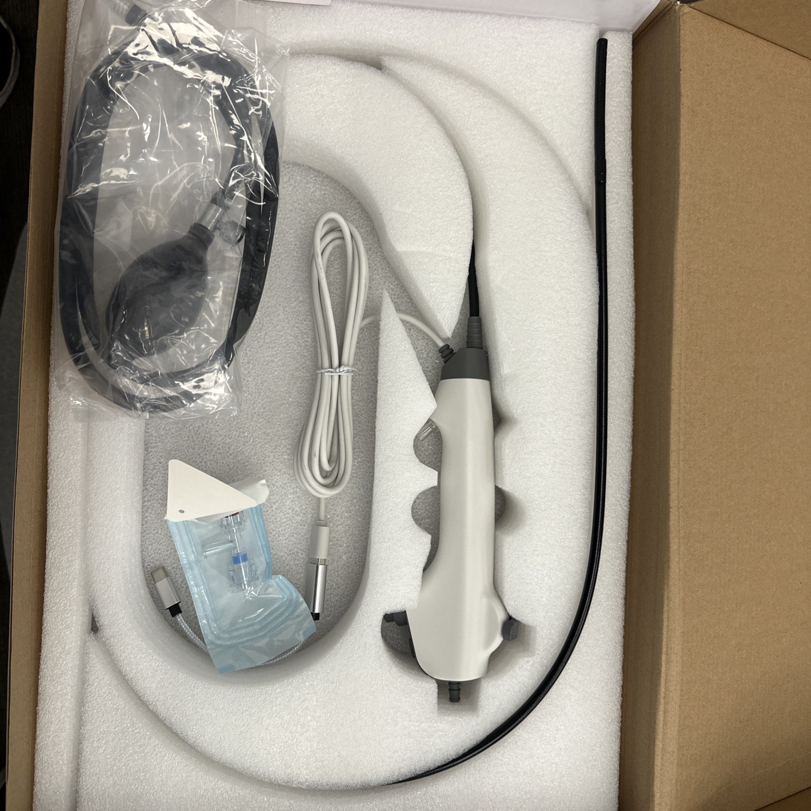 Veterinary Electronic Flexible Endoscope Portable handle SP-SDWJB5826 OD 5.8mm