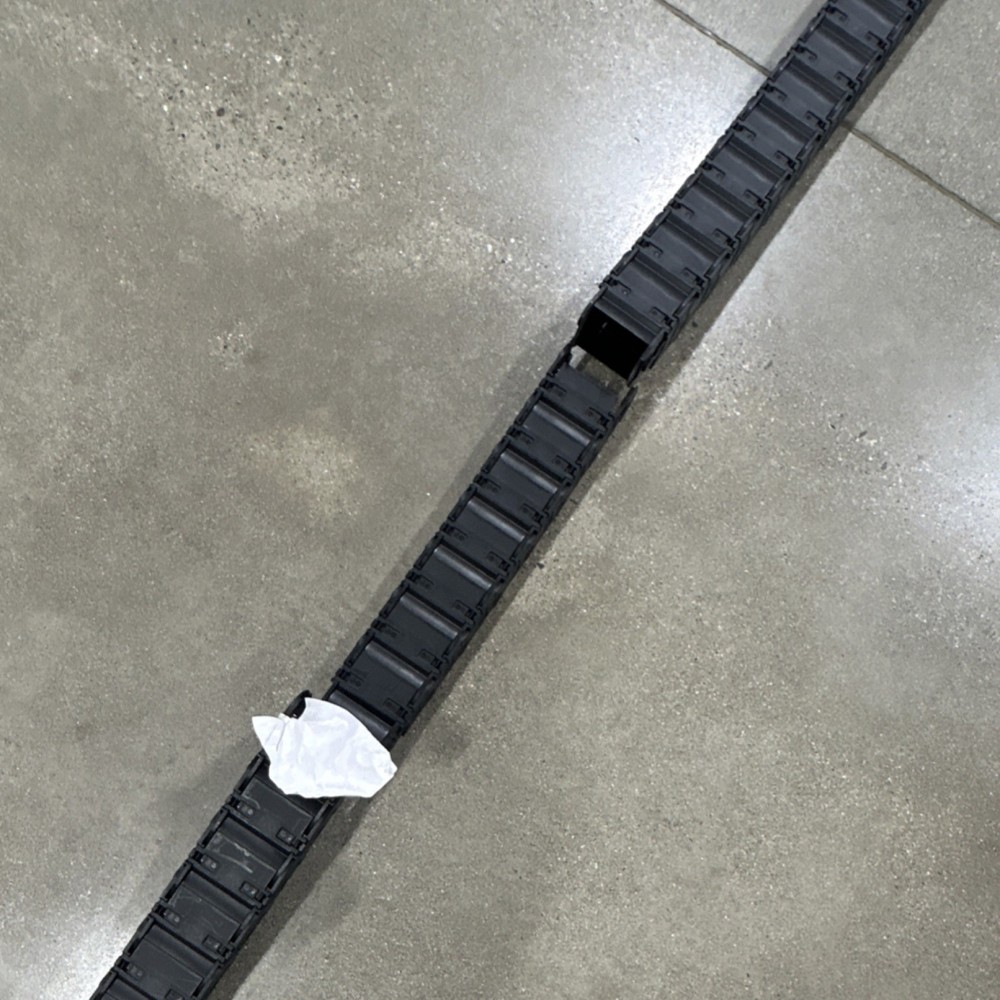 Black Plastic Cable Track 3" x 2" x 155"
