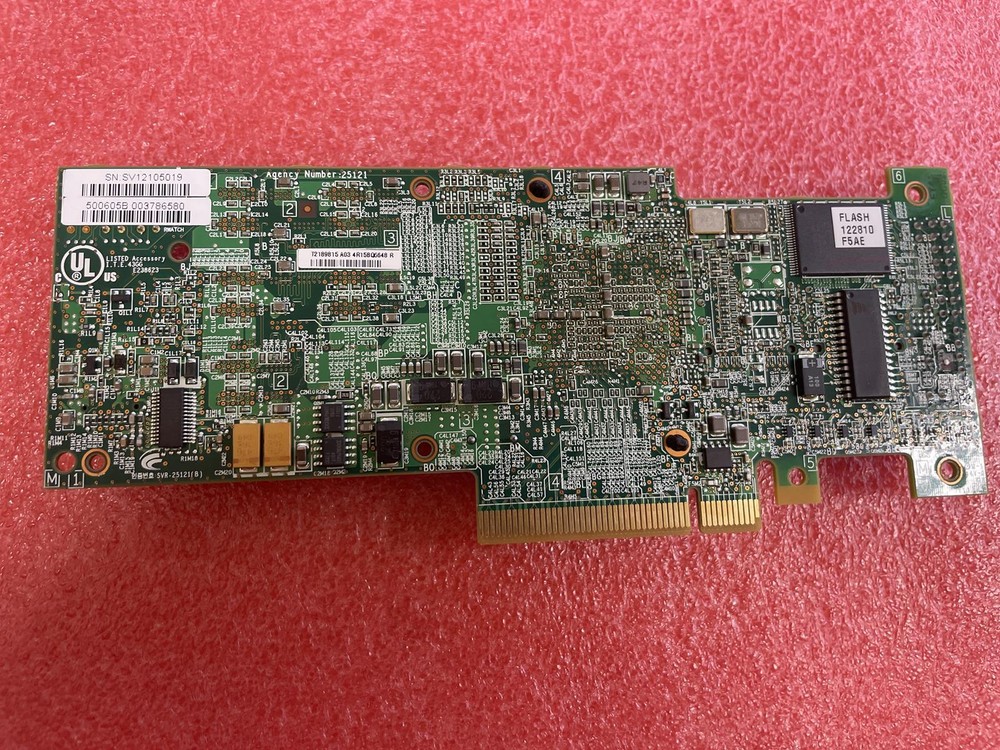BROADCOM MEGARAID SAS 2108, NO BRACKET, TESTED