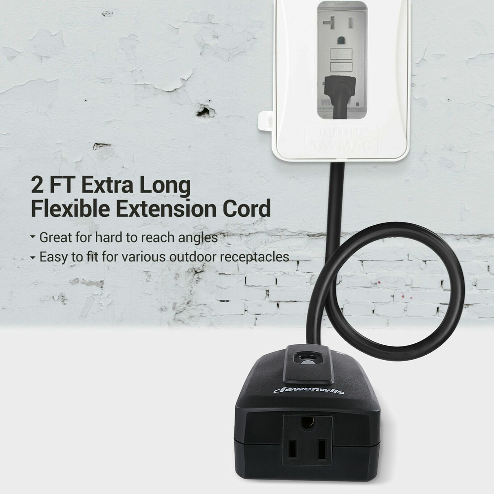 DEWENWILS Remote Control Outlet Wireless Remote Controlled Light Switch Plug