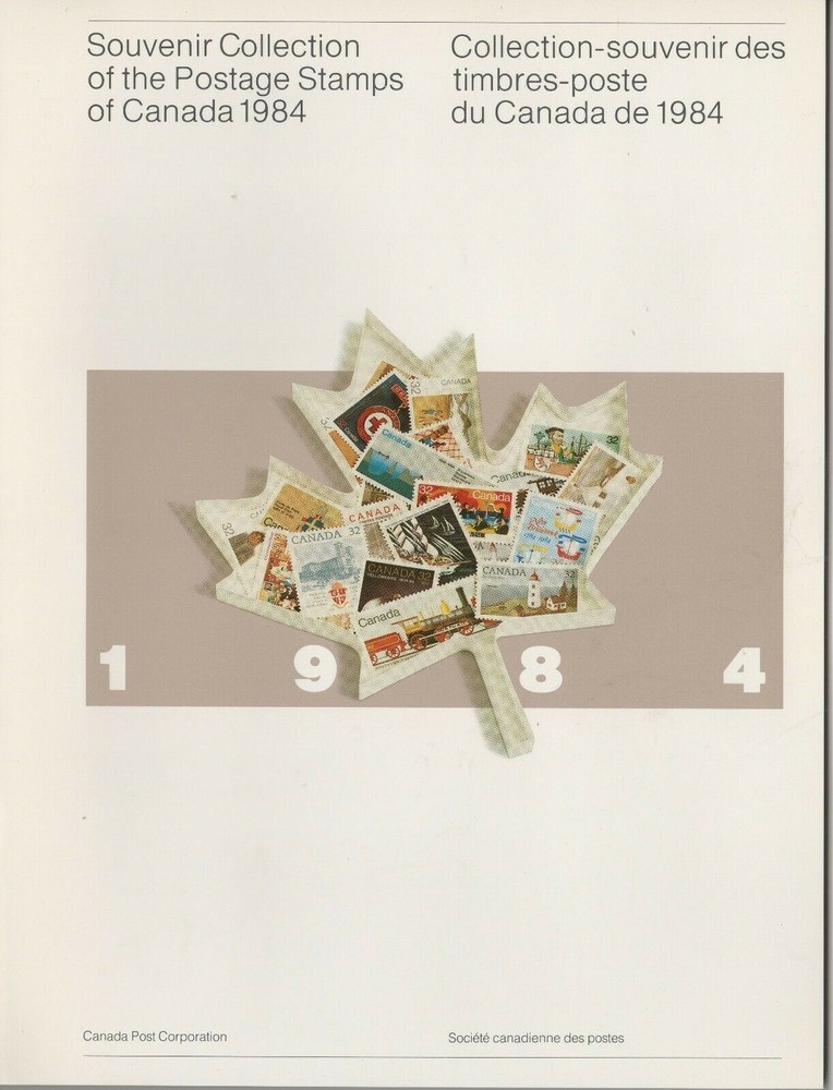 CANADA 1984 Annual / Yearly Stamp  Collection (Open)