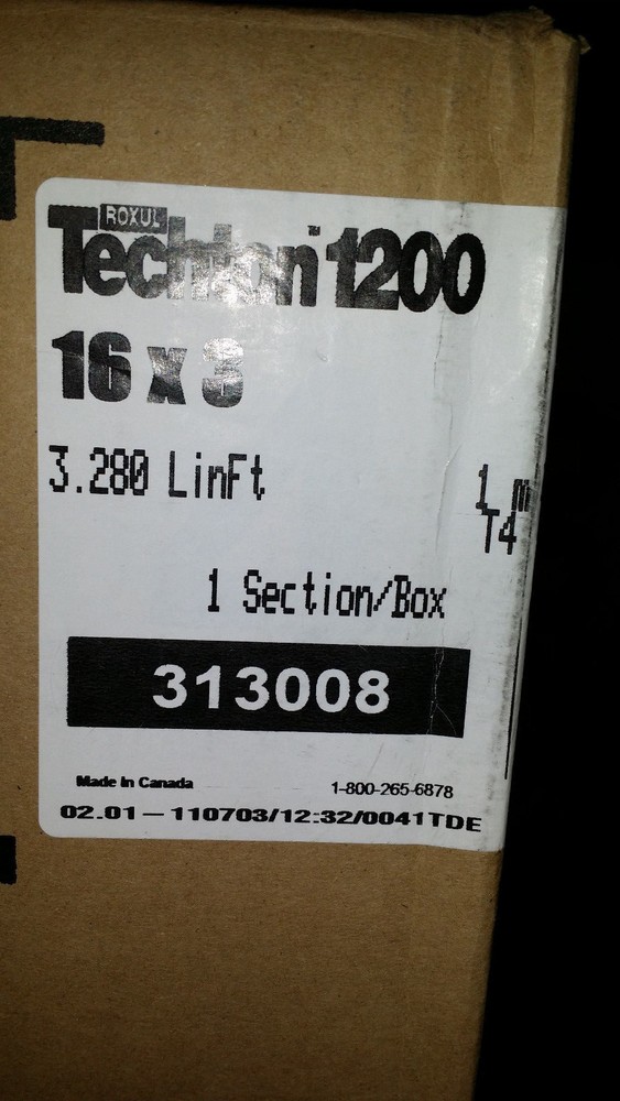 Roxul Techton 1200 Pipe Insulation 16"x3" 3.280 Linear ft