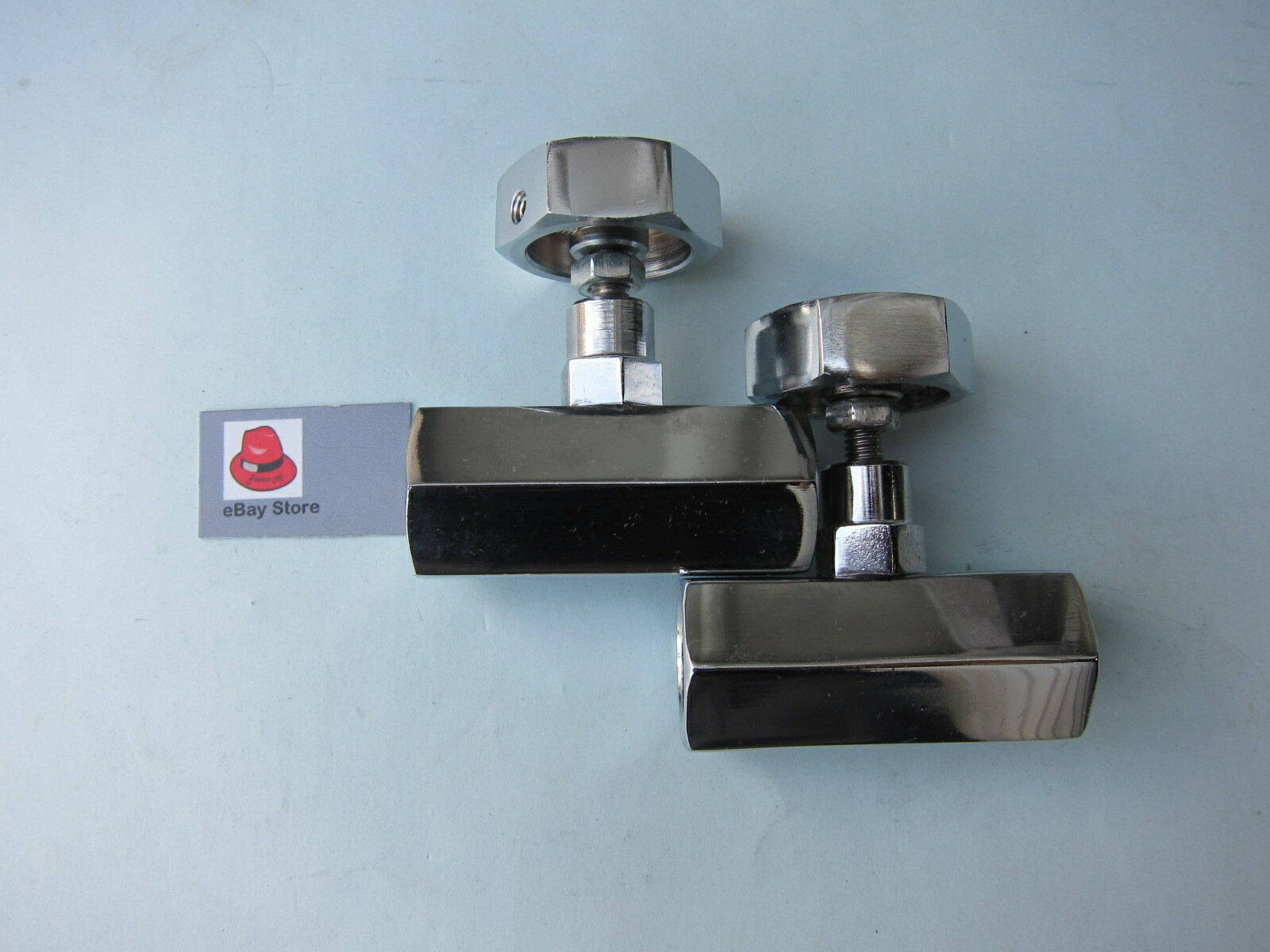 Lowrider Hydraulics 3/8" female to female slow down, 2 pieces, chrome