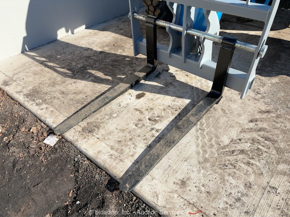 2014 Genie GTH-844 44' 8k lb Telescopic Reach Forklift Telehandler Cab bidadoo